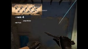 CS:GO - Instant Window Smoke On Mirage  (Mirage 128 tickrate)