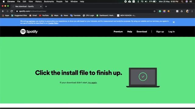 Install Spotify in Macbook. смотреть онлайн