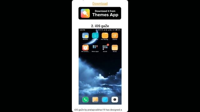 MIUI 9.6.3.0 awesome three IPHONE themes for Redmi note 5 pro any other mi devices. смотреть онлайн