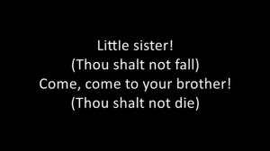 Marilyn Manson - «Cry Little Sister» Lyrics