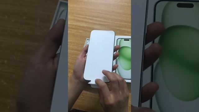 Iphone 15 Plus Green Unboxing #iphone15 #iphone15plus