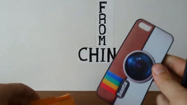 Посылка из Китая Сайта Аliexpress Чехол Instagram На iPhone 5/5s смотреть онлайн
