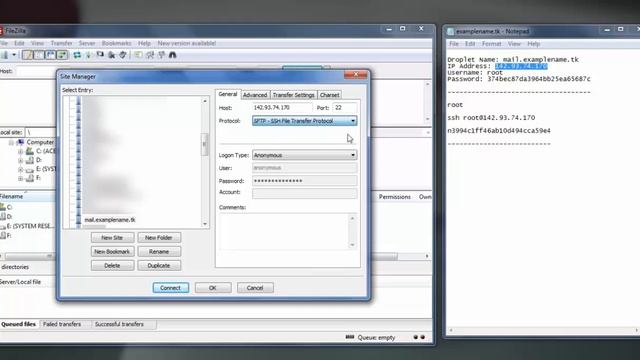 How to connect to VPS server in Digital Ocean using FileZilla Client смотреть онлайн