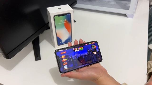 Unboxing iPhone X 2023 (silver) | Game Test | Camera Test | Aesthetic | @jamslvdr | Love, Jam смотреть онлайн