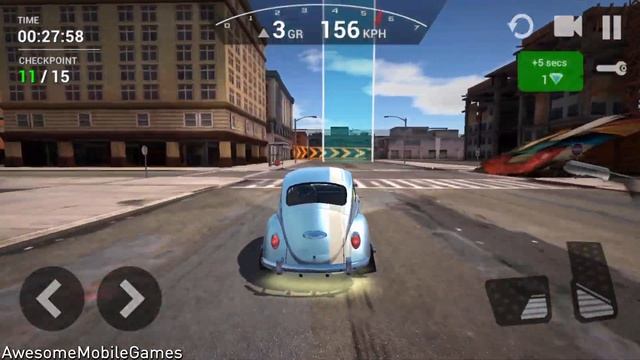 Ultimate Car Driving: Classics - VW BEETLE unlocked - MOD/Money Glitch - Android Gameplay #14 смотреть онлайн