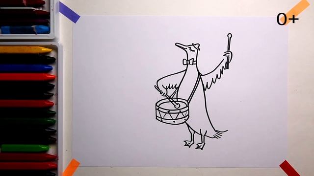 #какнарисовать #ГУСЬ Уроки Рисования Для Детей #howtodraw #goose #drawforchildren