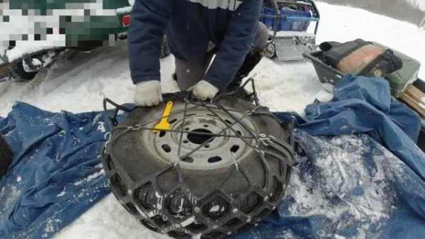 Цепи резиновые испытание