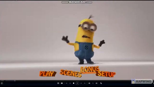 Despicable Me 2010 DVD Menu Walkthrough (Reverse Version)
