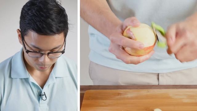 50 People Try to Core and Slice an Apple | Epicurious смотреть онлайн