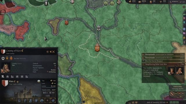 Crusader Kings III - Dyre the Stranger - Kyiv Russia(Ruthenia)(Ukraine) 867 - 1453 roleplay[EN] -1 смотреть онлайн