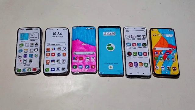 Cardboard, IPHONE 14PRO/HUAWEI P50/Samsung S10+/SONY Xperia 1,V/Z Flip 3/OPPO A78, Incoming Calls