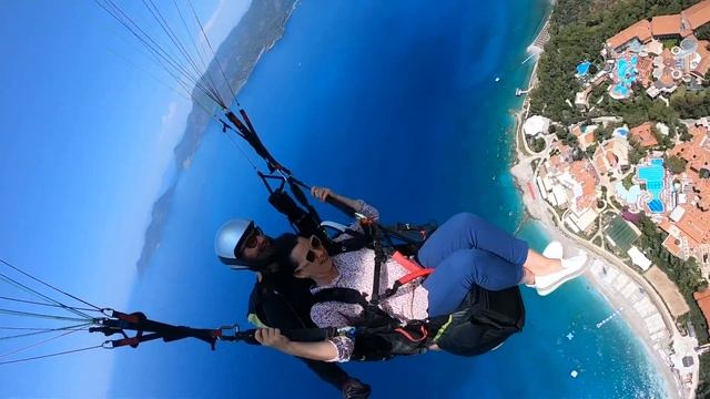 Полет на параплане - Вид сверху отеля Liberty Lykia 5*#турция #liberty  #фетхие #параплан