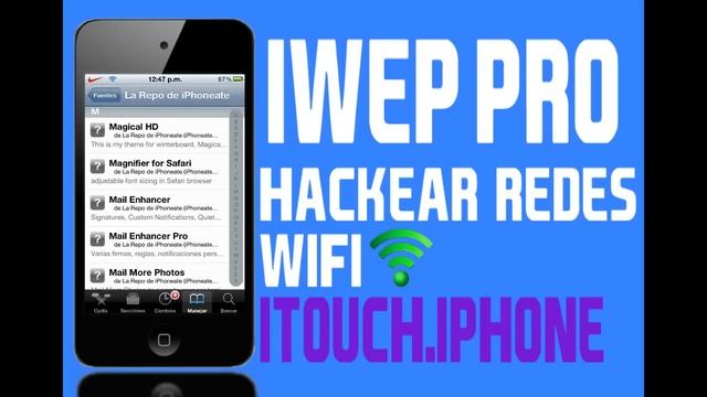 IWEP PRO IOS 5 | HACKEAR REDES WIFI DESDE IPOD TOUCH IPHONE & IPAD смотреть онлайн