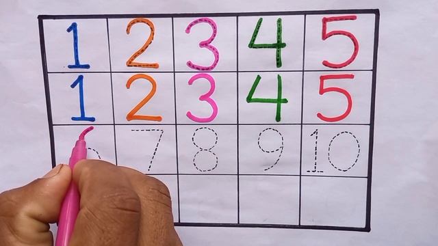 counting numbers 1 to 10, writing numbers, 123 number, a for apple b for ball, phonics song, #kids смотреть онлайн