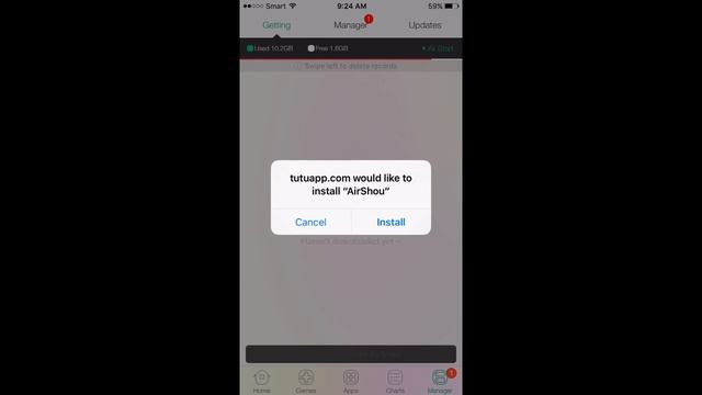 How to install/Use AirShou On iOS 10.2/10.1.1/9.3.5 for iPhone, iPad, iPod without jailbreak смотреть онлайн