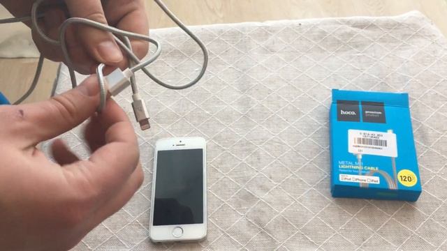 HOCO UPF01 MFI Certified 8 Pin Charging Data Sync Cable 1.2 M смотреть онлайн