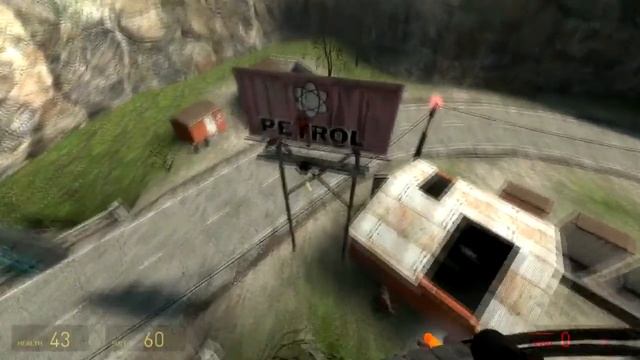 How pros shoot the billboard guy with the crossbow in Half Life 2 смотреть онлайн