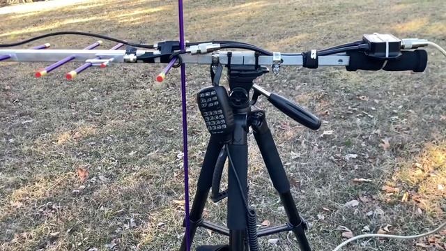 Arrow II Antenna and Icom IC-2730A Setup for portable ham radio satellites. смотреть онлайн