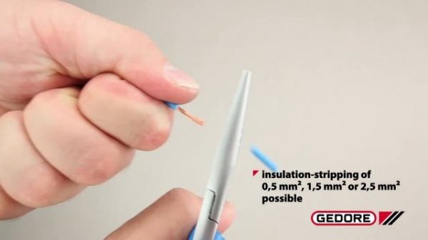 Gedore Multiple Pliers No. 8133 - Grip, Cut, Crimp, Strip