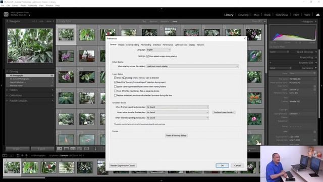 Adobe Lightroom Classic - Disable auto-opening the Import dialog box смотреть онлайн