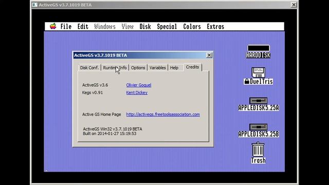 Apple IIGS Emulator: ActiveGS смотреть онлайн