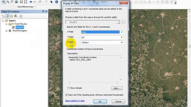 Importing excel coordinates to ArcGIS смотреть онлайн