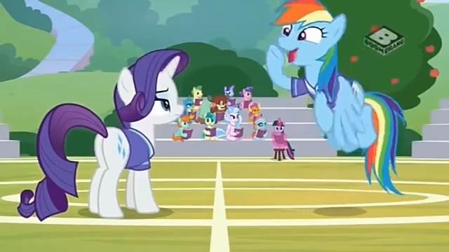 Rarity and Rainbow dash basketball match MLP (The end in friend) смотреть онлайн