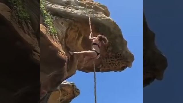 Спортивная девушка на канате. смотреть онлайн