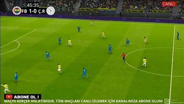 FENERBAHÇE ÇAYKUR RİZESPOR MAÇI CANLI İZLE