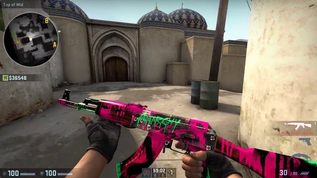 CS:GO - AK-47 | Neon Revolution Showcase смотреть онлайн