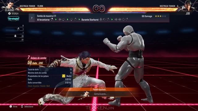 TEKKEN 8 - CLAUDIO combos de muestra (PlayStation 5) смотреть онлайн