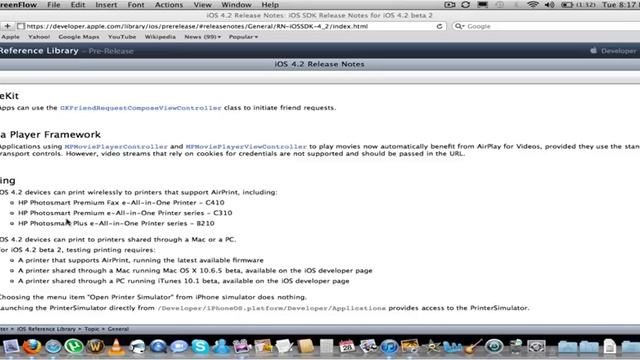 iOS 4.2 beta 2 Fixes смотреть онлайн
