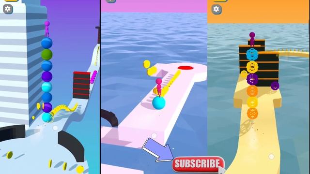 Stack Rider3D - Walkthrough All Levels Gameplay | (Android,ios 55-54-50) смотреть онлайн