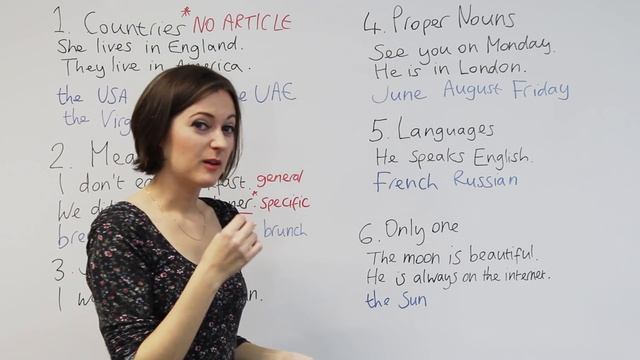 Grammar 8 Rules For Using 'THE' In English