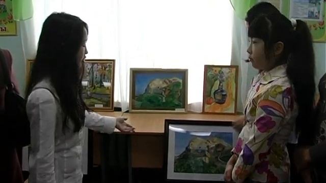 В средней школе №14 состоялась выставка рисунков ученицы 9 класса Саргуловой Раушан смотреть онлайн