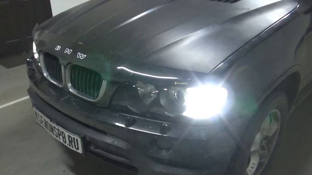 Улучшение света BMW X5 E53 - Hella 3r premium +HPL Crossfire смотреть онлайн
