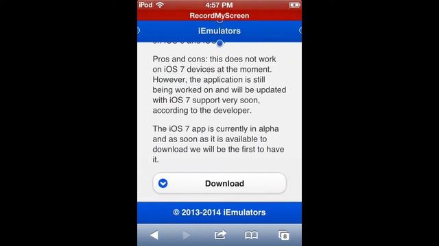 iPod 4gen iOS 6.1.6. Only no jailbreak, no comuter смотреть онлайн