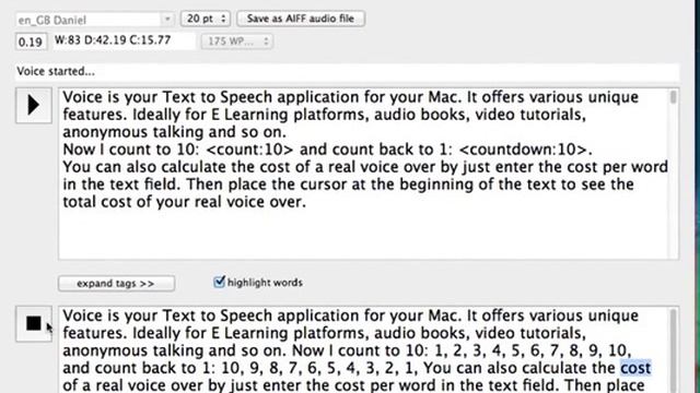 VoiceReader TTS Text to Speech Mac App for Script Authors смотреть онлайн