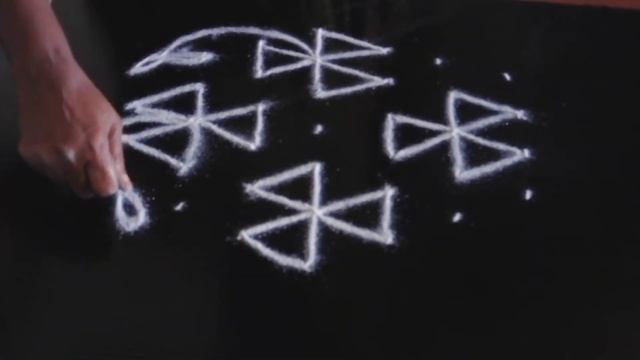Simple Rangoli | Kolam 52 | 7,6,5,4 | Color Kolam | Vanna Kolam | Padmavathi Hobby смотреть онлайн