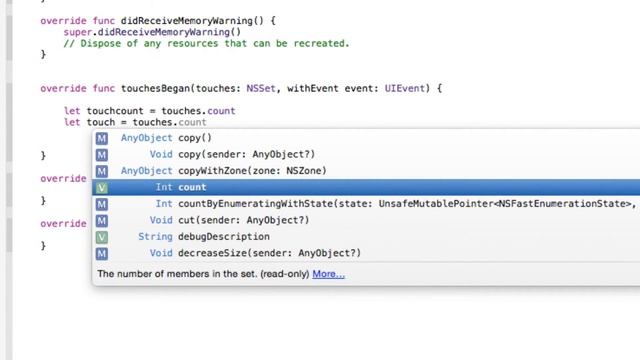Swift IOS Tutorial UITouches - XCode 6 IOS 8 Geeky Lemon Development смотреть онлайн