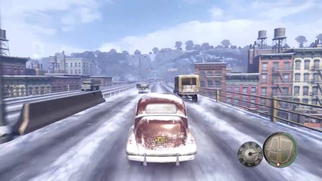 Mafia II Definitive Edition driving a Shubert 38 Sedan multiple times on motorway steering wheel смотреть онлайн