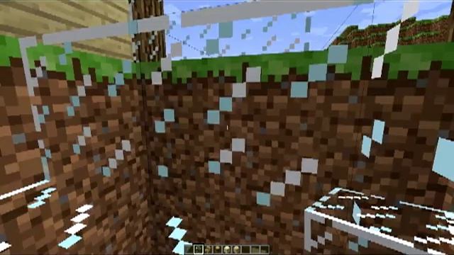 Баг на самое прозрачное стекло в Minecraft 1.5.2 смотреть онлайн
