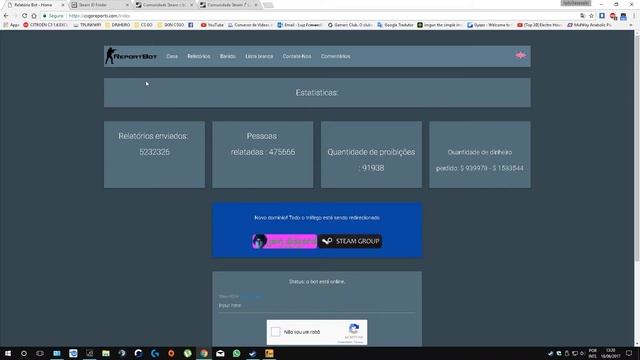 COMO REPORTAR UM XITER NO CSGO #REPORTBOT смотреть онлайн