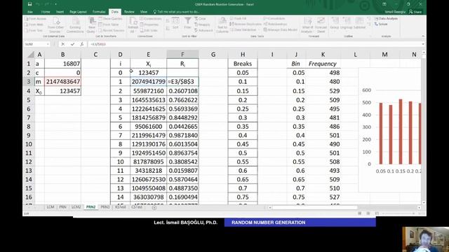 Simulation Modeling 28 Application of Linear Congruential Generator смотреть онлайн