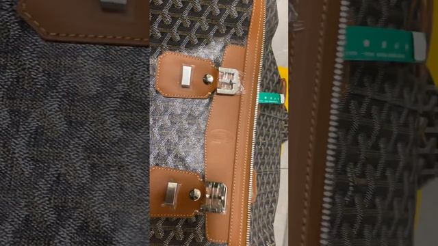Goyard Black Brown Classic Duffle Bag 45 Size All Details Unboxing Review 2022 смотреть онлайн