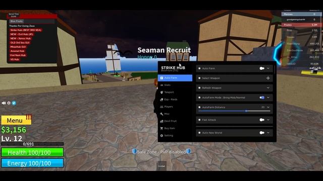 NEW HACK - Blox Fruits UPDATE 15 Script GUI - Auto Farm Third Sea, Auto Quest, All New Devil Fruits смотреть онлайн
