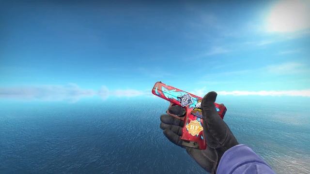 Cs:Go Glock 18 Water Elemental + Sticker смотреть онлайн