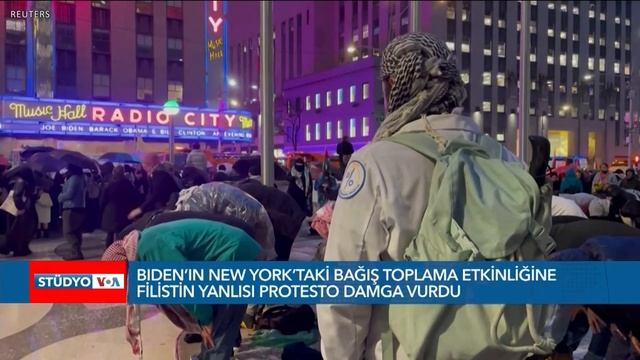 Biden’ın New York’taki bağış toplama etkinliğine Filistin yanlısı protesto damga vurdu| VOA Türkçe смотреть онлайн