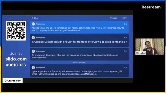 Namaste Frontend System Design (Ask Me Anything) смотреть онлайн