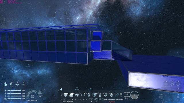 Space Engineers - airtight passage without doors (watch the oxygen indicator) смотреть онлайн